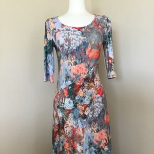 Soft Surroundings Dress “Nanette” Artsy Art To Wear Size XS